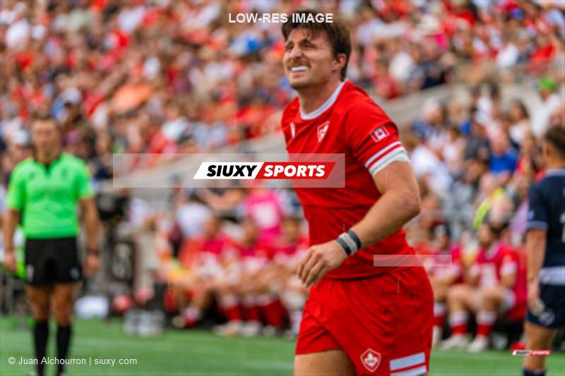 Andrew COE -  Canada Rugby XV M - Scotland national rugby union team - Rugby - Canada (12) vs (73) Scotland - 2024 TD Place - 2nd half - Reel 2 (#CANSCO240702) Photo by: Juan Alchourron | Siuxy Sports 2024-07-06