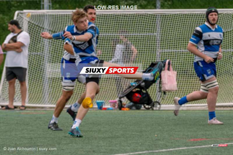 Baptiste FANTON - Romain LARCHER - Martin SLAVOV -  Parc Olympique Rugby - Beaconsfield Rugby Football Club - Rugby - RQ 2024 - Super Ligue M - Parc Olympique (14) vs (45) Beaconsfield RFC (#RQ24SLMPOBEA06) Photo by: Juan Alchourron | Siuxy Sports 2024-06-08