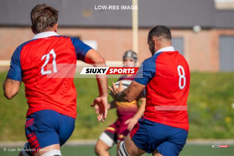  ÉTS (École de technologie supérieure) - Université Concordia - Rugby - RSEQ 2024 Rugby M - ETS (40) vs (14) Concordia U. - 2ème mi-temps (#RSEQ24RMETSCU0209) Photo by: Juan Alchourron | Siuxy Sports 2024-09-29