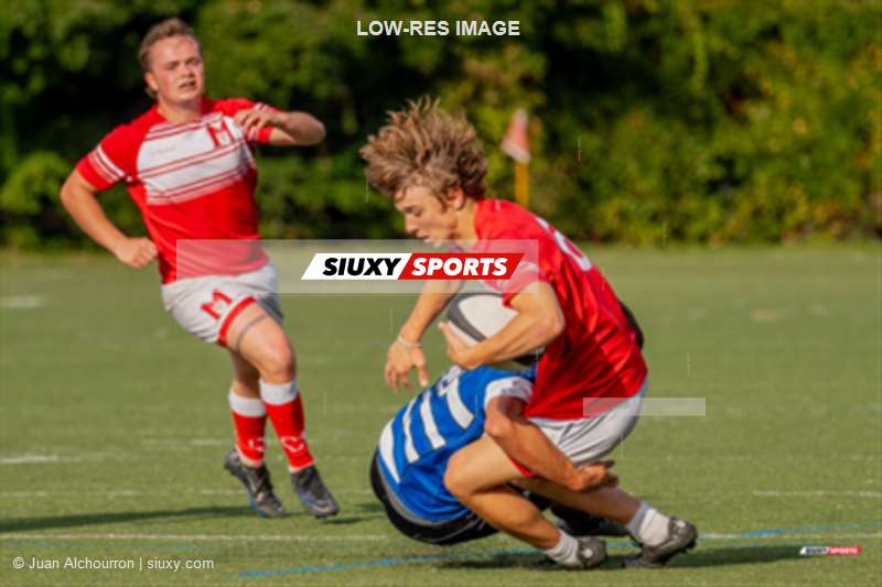 Harry MARSH - Ashton WRIGHT -  Université de Montréal - Université McGill - Rugby - Rugby Universitaire Masculin (Académie) 2024 - U de Montréal vs U McGill (#RUM2024UDMMCG09) Photo by: Juan Alchourron | Siuxy Sports 2024-09-22