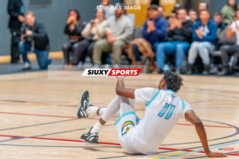 Jahlin SMITH -  Montreal - Frederick  - Basketball - BSL - Montreal Toundra (98) vs (89) Frederick Flying Cows - First Half (#BSL24MONFRE0201) Photo by: Juan Alchourron | Siuxy Sports 2024-02-18