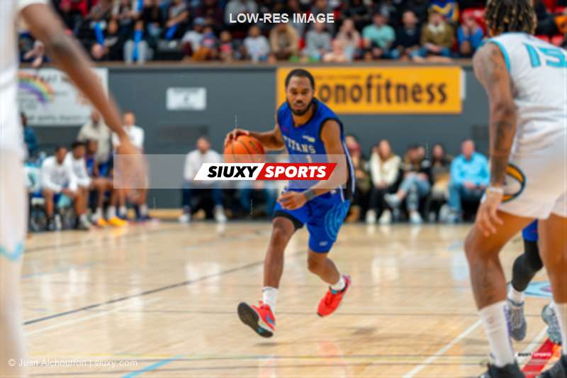 Jaylon TATE -  Montreal - Kitchener Waterloo - Basketball - BSL - Montreal Toundra (109) vs (116) Kitchener Titans - First Half (#BSL24MONKWT021) Photo by: Juan Alchourron | Siuxy Sports 2024-02-25