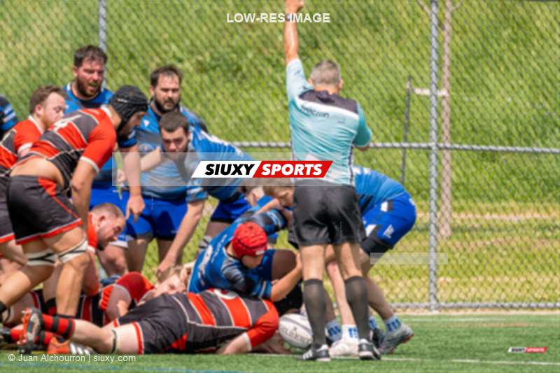 Andrei MOISA -  Parc Olympique Rugby - Beaconsfield Rugby Football Club - Rugby - RQ 2024 - Super Ligue M - Rés -  Parc Olympique (18) vs (27) Beaconsfield RFC (#RQ24SLMRPOBEA06) Photo by: Juan Alchourron | Siuxy Sports 2024-06-08