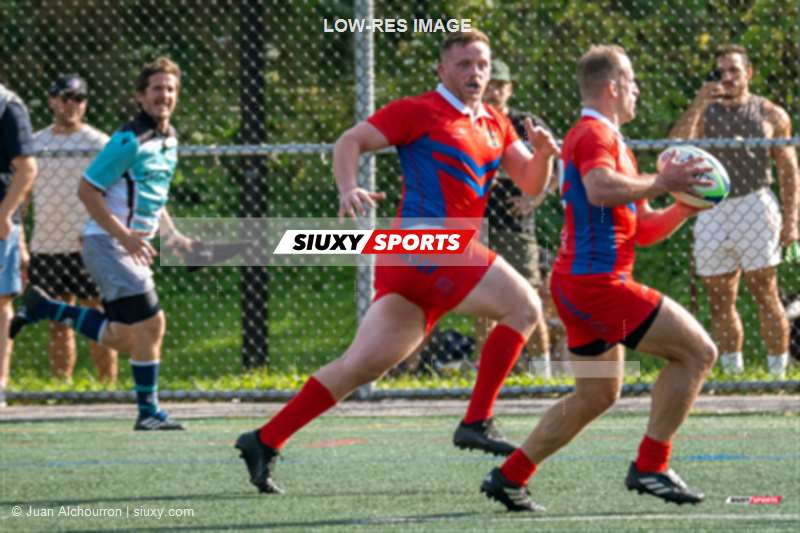 Nicolas DUBÉ MERCIER - Michael LAPLAINE-PEREIRA -  Montreal 1862 Rugby - New York Old Blue Rugby - Rugby - Montreal 1862 Rugby (31) vs (14) New York Old Blue Rugby - 2nd half (#MTL1862NYOBR0208) Photo by: Juan Alchourron | Siuxy Sports 2024-08-24