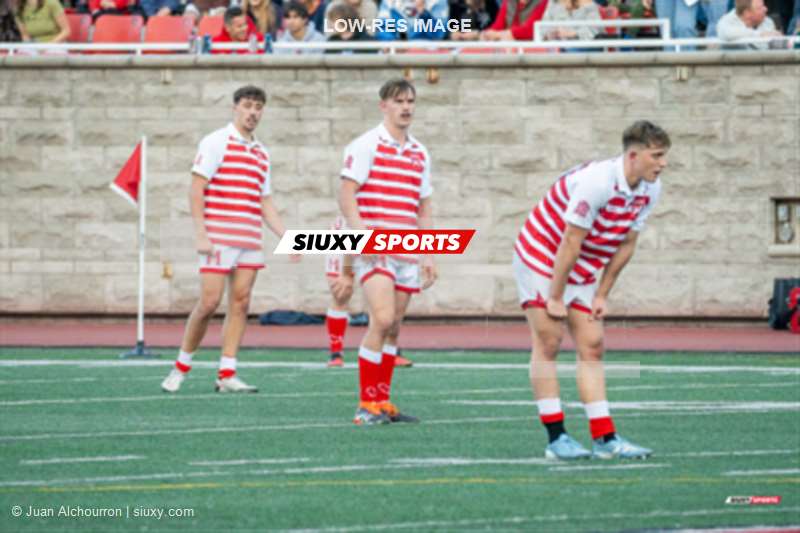 Henry "Harry" CORKUM - James MASON -  Université McGill - Harvard University - Rugby - COVO CUP 2024 & 150th Anniversary 1st game - McGill University (57) vs (0) Harvard University - Rugby - 1st Half (#MCGHAR0110) Photo by: Juan Alchourron | Siuxy Sports 2024-10-19