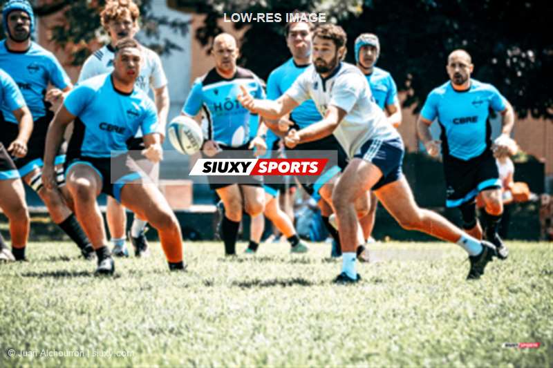 Pierre CONSTANTIN - Brandon TAYLOR -  Sainte-Anne-de-Bellevue RFC - Montreal Wanderers Rugby Football Club - Rugby - RQ 2024 - LPR1 M2 - Ste-Anne RFC (31) vs (41) Montreal Wanderers RFC (#RQ24LPR1M2AMW06) Photo by: Juan Alchourron | Siuxy Sports 2024-06-15