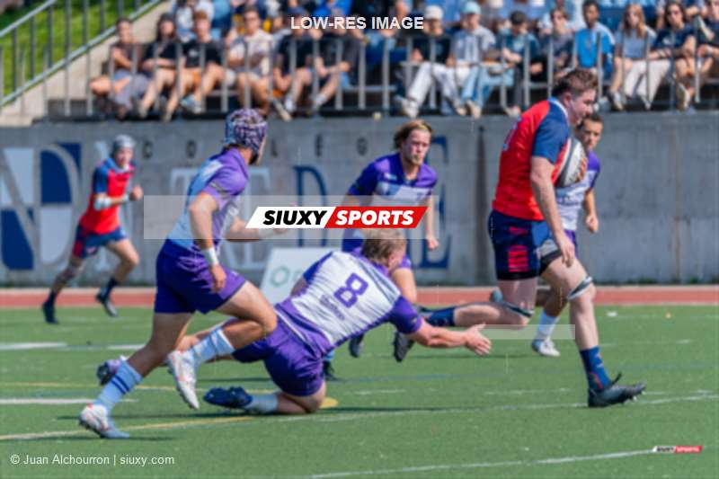 Mathéo BERGER -  ÉTS (École de technologie supérieure) - Bishop's University - Rugby - RSEQ 2024 - Rugby Univ. Masc - ETS (43) vs (10) Bishop's - 1st Half (#RSEQ24RMETSBIS09) Photo by: Juan Alchourron | Siuxy Sports 2024-09-14