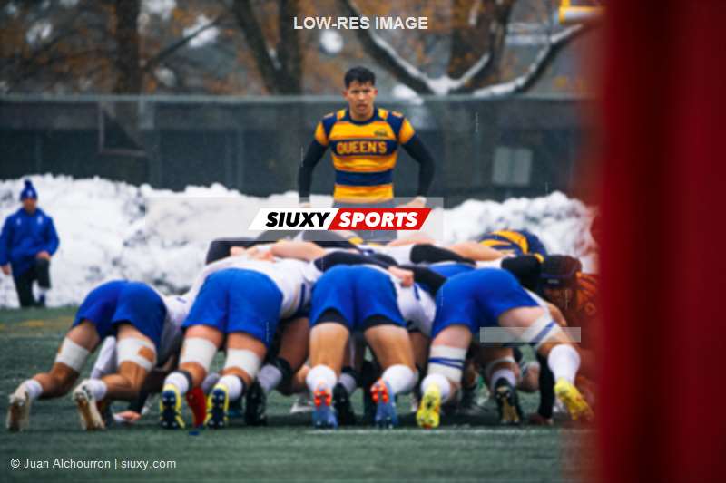 Marcus D'ACRE -  Queen's University - Dalhousie University - Rugby - CANUMENS 2025 - Queen's University vs Dalhousie University - Game#5 (#CANUMENS2505) Photo by: Juan Alchourron | Siuxy Sports 2025-11-12