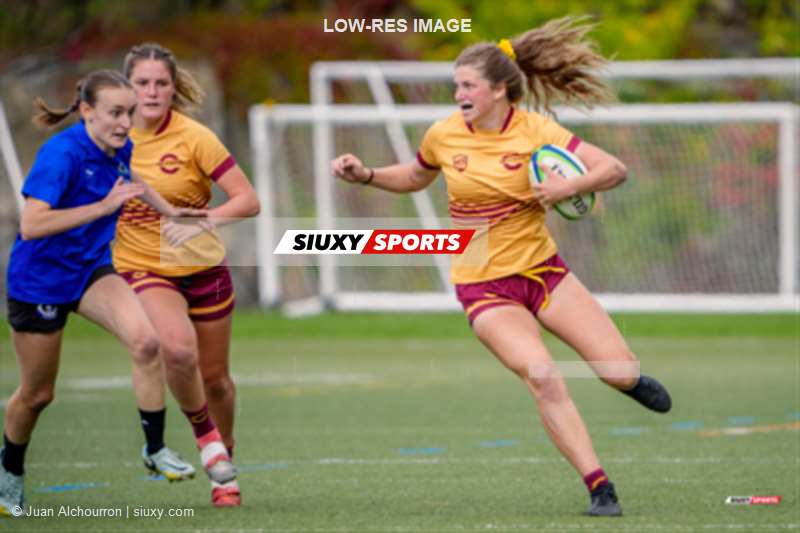 Lauren HINEMAN - Emma PIRARD -  Université de Montréal - Université Concordia - Rugby - RSEQ 2025 - Rugby F - U. de Montréal vs U. Concordia - 1st half (#RSEQ25RFMC19) Photo by: Juan Alchourron | Siuxy Sports 2025-09-27