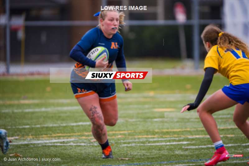 Angélik THERRIEN -  College John Abbott - Cégep André Laurendeau - Rugby - RSEQ 2025 - Rugby F - Final - John Abbott College vs Cégep André Laurendeau (#RSEQ25RFFJAA1) Photo by: Juan Alchourron | Siuxy Sports 2025-11-09