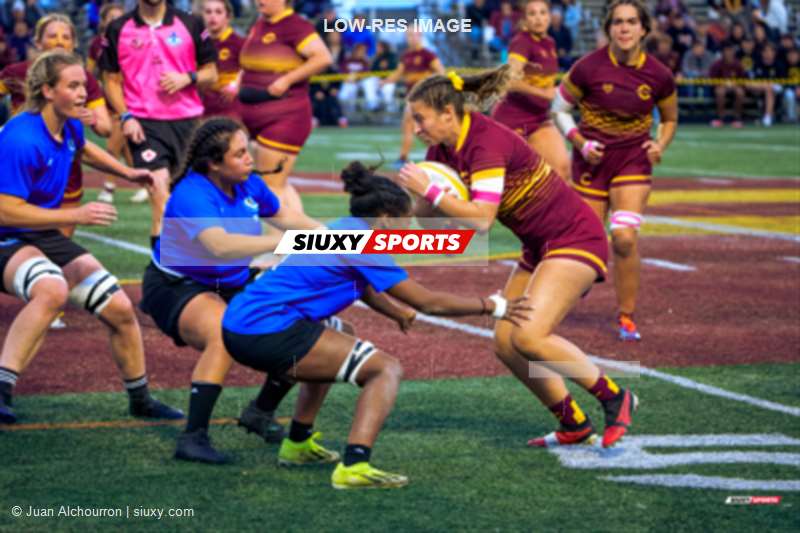 Louanne MERMIER -  Université Concordia - Université de Montréal - Rugby - RSEQ 2025 - Rugby F Final Bronze - Concordia vs U. de Montréal - Match (#RSEQ25RFFBCM1) Photo by: Juan Alchourron | Siuxy Sports 2025-10-18