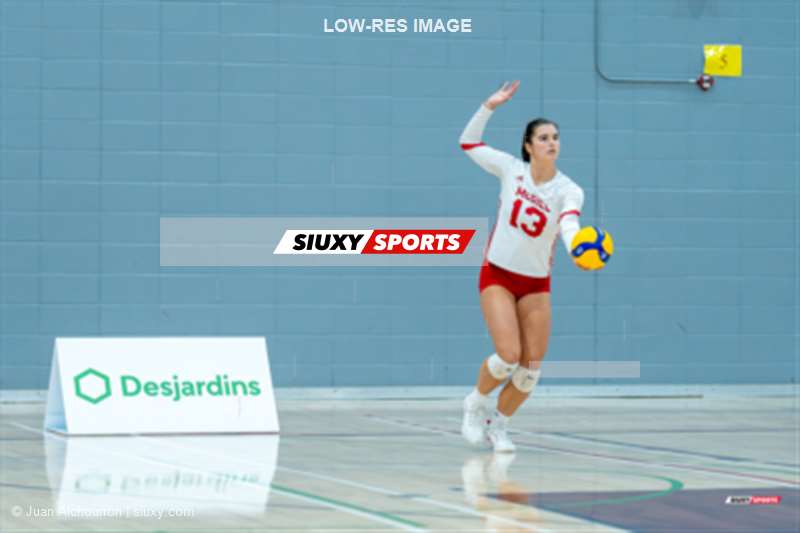 Rachel LEDUC -  ÉTS (École de technologie supérieure) - Université McGill - Volleyball - RSEQ 2025 - Volleyball F - ETS (0) vs (3) McGill (#RSEQ25VFETSMCG02) Photo by: Juan Alchourron | Siuxy Sports 2025-02-02