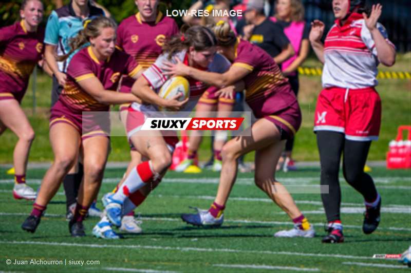 Sandrine DUMONT -  Université Concordia - Université McGill - Rugby - RSEQ 2025 - Rugby F - Concordia U (71) vs (0) McGill - Kelly-Anne Drummond Cup (#RSEQ25RFCMCG9) Photo by: Juan Alchourron | Siuxy Sports 2025-09-21