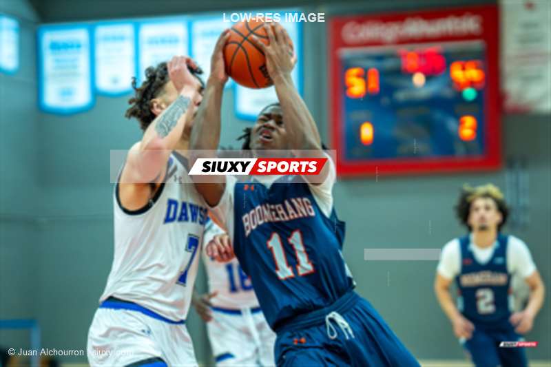 Hamid Eric GOUBA -  College Dawson - Cégep André Laurendeau - Basketball - RSEQ 2025 - Basketball M - D2 Sud-Ouest - Champ de Conf - Dawson (84) vs (79) André Laurendeau (#RSEQ25BMD2CCDAAL) Photo by: Juan Alchourron | Siuxy Sports 2025-03-29