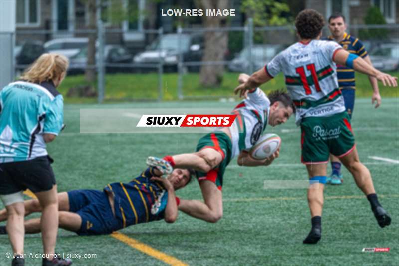 Marius BOUTTES -  Rugby Club de Montréal - Town of Mount Royal RFC - Rugby - RQ 2025 - Super Ligue M - Rugby Club de Montréal (15) vs (31) Town Mount Royal - 2nd half - Reel Juan (#RQ25SLMRCMTMR502) Photo by: Juan Alchourron | Siuxy Sports 2025-05-17