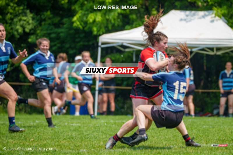 Beaconsfield Rugby Football Club - Montreal Irish RFC - Rugby - RQ 2025 - LPR2 F - Beaconsfield RFC (32) vs (42) Montreal Irish RFC & Locks St-Lambert (#RQ25LP2FBIR6) Photo by: Juan Alchourron | Siuxy Sports 2025-06-07