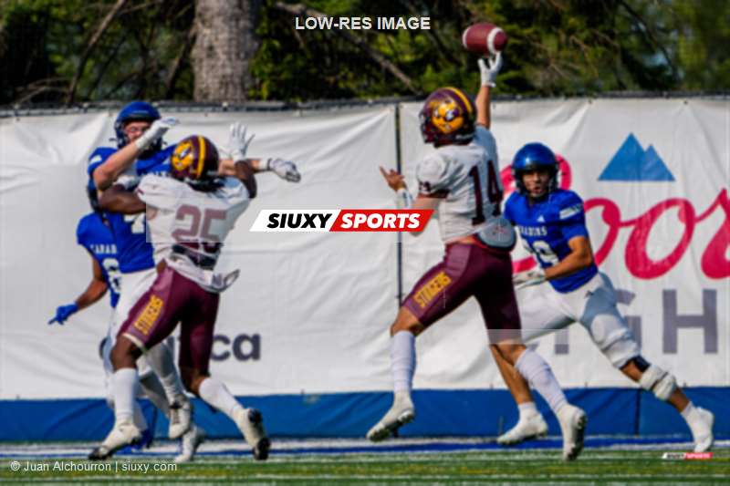  Université de Montréal - Université Concordia - Football - RSEQ 2025 - Football Universitaire - Carabins de Montréal (41) vs (14) Stingers de Concordia - Match (#RSEQ25FUCS81) Photo by: Juan Alchourron | Siuxy Sports 2025-08-23