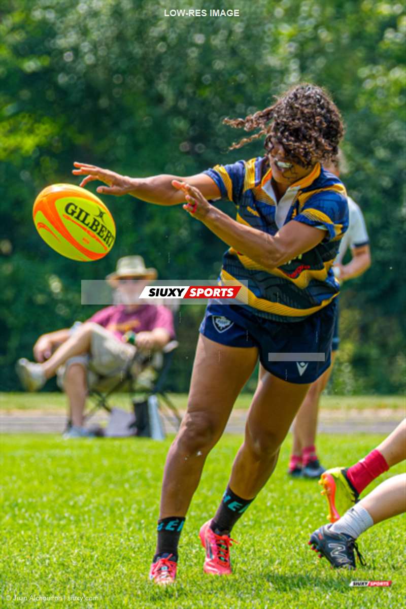 Magali HARVEY -  Sainte-Anne-de-Bellevue RFC - Town of Mount Royal RFC - Rugby - RQ 2025 - SL F - SABRFC vs TMR RFC (#RQ25SLFSABTM7) Photo by: Juan Alchourron | Siuxy Sports 2025-07-12
