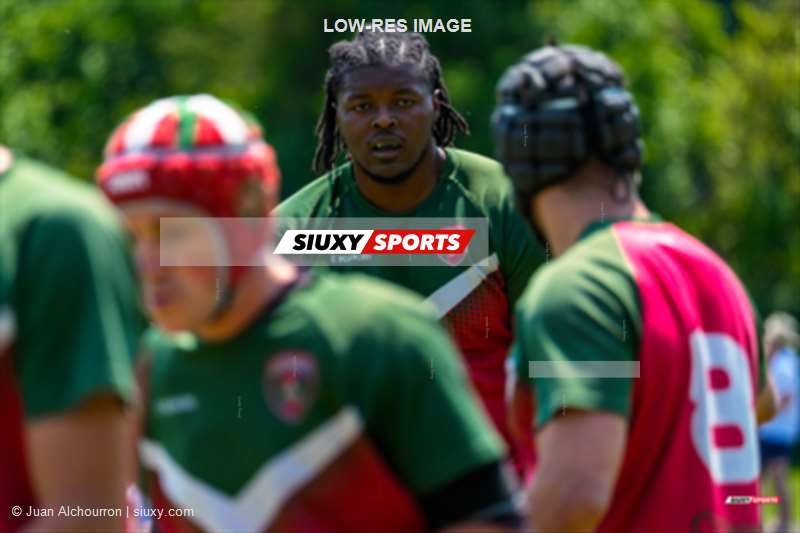 Daniel TSHIPATA -  Sainte-Anne-de-Bellevue RFC - Rugby Club de Montréal - Rugby - RQ 2025 - SL M Rés - SABRFC (17) vs (24) Rugby Club de Montréal (#RQ25SLMRSARM6) Photo by: Juan Alchourron | Siuxy Sports 2025-06-14