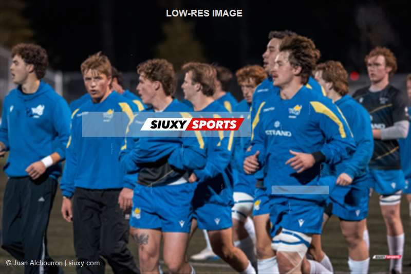  ÉTS (École de technologie supérieure) - University of Victoria - Rugby - CANUMENS 2025 - École de Technologie Supérieure vs University of Victoria - Game#8 - Before & After (#CANUMENS2518) Photo by: Juan Alchourron | Siuxy Sports 2025-11-14