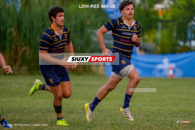Axel BRITZ - Jules NORMANDIN -  Beaconsfield Rugby Football Club - Town of Mount Royal RFC - Rugby - RQ 2025 - Final SL Masc - Beaconsfield vs TMR (#RQ25FSLMBT01) Photo by: Juan Alchourron | Siuxy Sports 2025-08-16