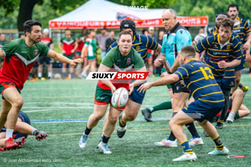 Adrien BLAY -  Rugby Club de Montréal - Town of Mount Royal RFC - Rugby - RQ 2025 - Super Ligue M Réserve - Rugby Club de Montréal (24) vs (8) Town Mount Royal -  Reel Juan (#RQ25SLMRRCMTMR51) Photo by: Juan Alchourron | Siuxy Sports 2025-05-17