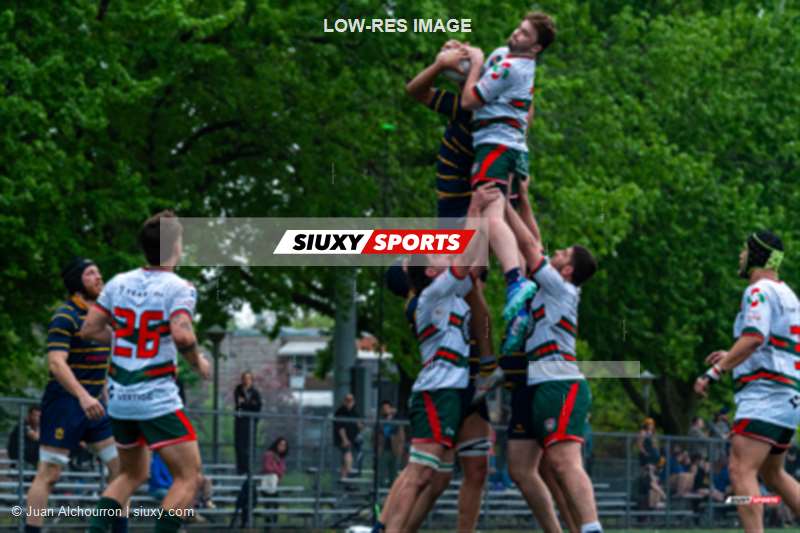  Rugby Club de Montréal - Town of Mount Royal RFC - Rugby - RQ 2025 - Super Ligue M - Rugby Club de Montréal (15) vs (31) Town Mount Royal - 2nd half - Reel Juan (#RQ25SLMRCMTMR502) Photo by: Juan Alchourron | Siuxy Sports 2025-05-17