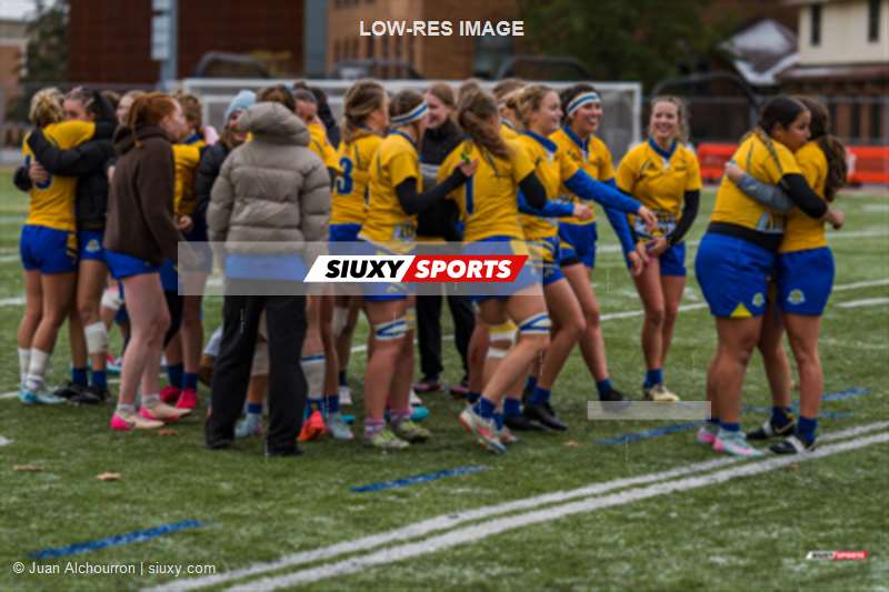  College John Abbott - Cégep André Laurendeau - Rugby - RSEQ 2025 - Rugby F - Final - John Abbott College vs Cégep André Laurendeau - Avant & Après Match (#RSEQ25RFFJAA0) Photo by: Juan Alchourron | Siuxy Sports 2025-11-09
