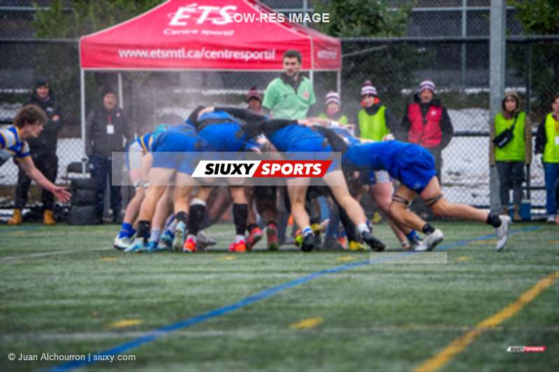  Université de Montréal - University of British Columbia Okanagan - Rugby - CANUMENS 2025 - Université de Montréal vs University of British Columbia - Game#6 (#CANUMENS2506) Photo by: Juan Alchourron | Siuxy Sports 2025-11-14