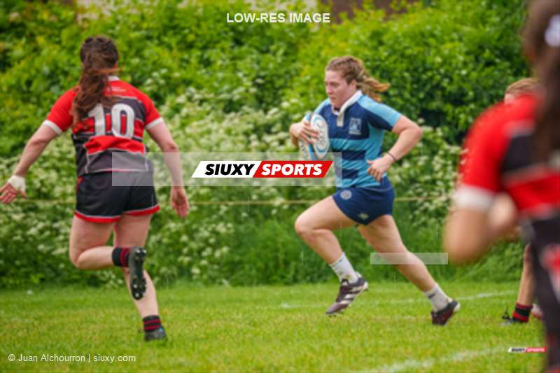  Beaconsfield Rugby Football Club - Montreal Irish RFC - Rugby - RQ 2025 - LPR2 F - Beaconsfield RFC (32) vs (42) Montreal Irish RFC & Locks St-Lambert (#RQ25LP2FBIR6) Photo by: Juan Alchourron | Siuxy Sports 2025-06-07