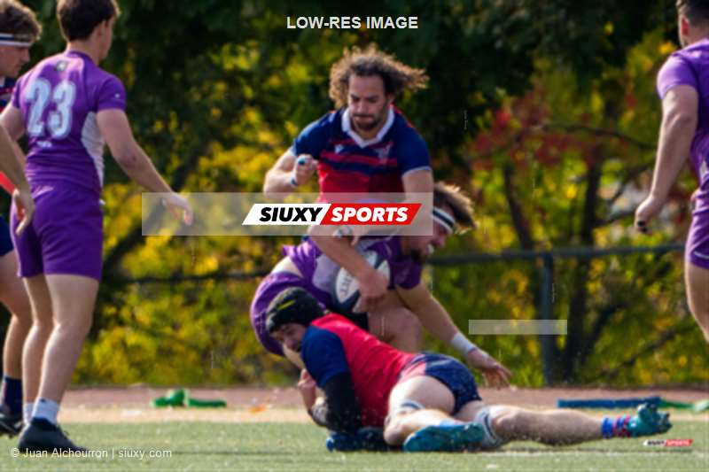 Brahim MAHMOUDI -  ÉTS (École de technologie supérieure) - Bishop's University - Rugby - RSEQ 2025 - Rugby M - Piranhas ETS vs Bishop's Gaiters - Reel 2 (#RSEQ25RMEB102) Photo by: Juan Alchourron | Siuxy Sports 2025-10-18
