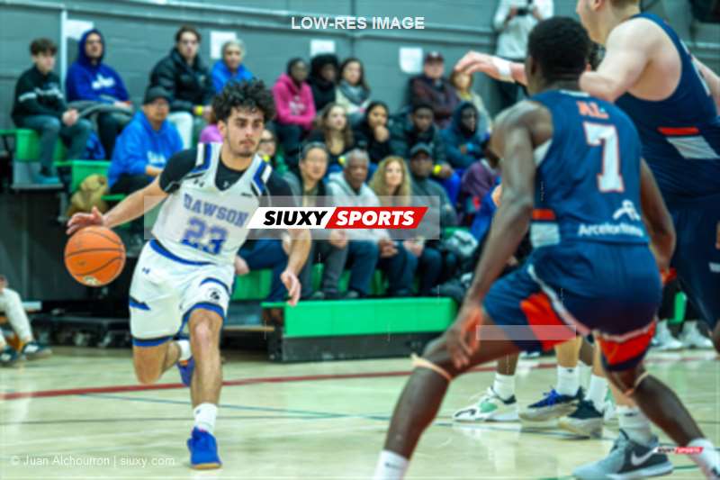 Philippe DIMITROV - Yiri Osias Teddy TOE -  College Dawson - Cégep André Laurendeau - Basketball - RSEQ 2025 - Basketball M - D2 Sud-Ouest - Champ de Conf - Dawson (84) vs (79) André Laurendeau (#RSEQ25BMD2CCDAAL) Photo by: Juan Alchourron | Siuxy Sports 2025-03-29
