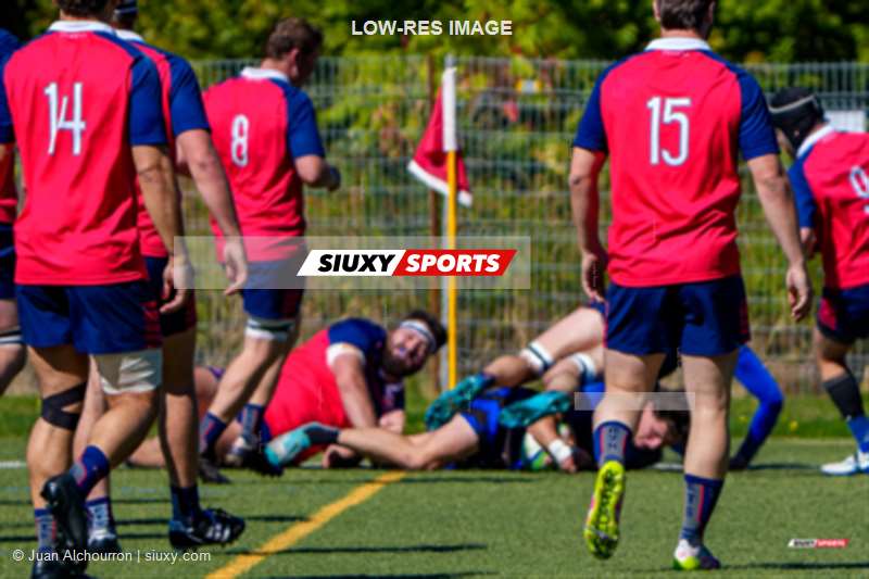  Université de Montréal - ÉTS (École de technologie supérieure) - Rugby - RSEQ 2025 - Rugby M - Université de Montréal vs ETS - Match (#RSEQ25RMUME19) Photo by: Juan Alchourron | Siuxy Sports 2025-09-20