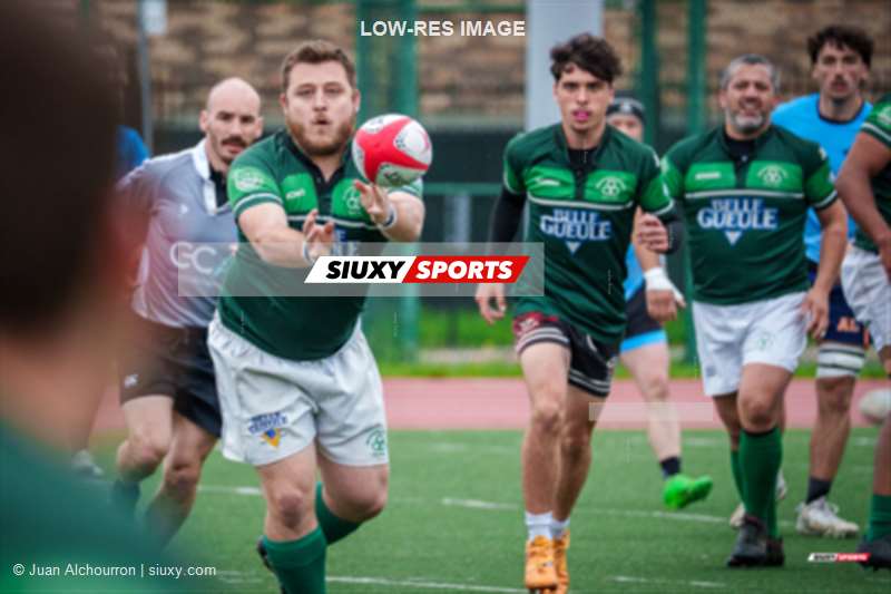 Frédérick GIGNAC - Leonardo PIMENTEL -  Montreal Wanderers Rugby Football Club - Montreal Irish RFC - Rugby - RQ 2025 - LPR1 M Réserve -  Montreal Wanderers RFC vs Montreal Irish RFC (#RQ25SLMRWI05) Photo by: Juan Alchourron | Siuxy Sports 2025-05-31
