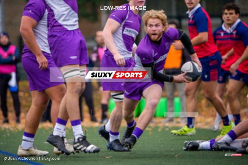Owen MCDONNELL -  ÉTS (École de technologie supérieure) - Bishop's University - Rugby - RSEQ 2025 - Rugby M - Démi Finale - ETS vs Bishop's - Match (#RSEQ25RMDFEB1) Photo by: Juan Alchourron | Siuxy Sports 2025-10-26