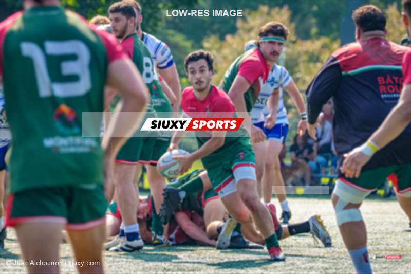 Valentin MINJOU - Nicolas POMMIERS - Corentin YUSTE -  Rugby Club de Montréal - Parc Olympique Rugby - Rugby - RQ 2025 - SL M - Rugby Club de Montréal vs Parc Olympique (#RQ25SLMRCMPO6) Photo by: Juan Alchourron | Siuxy Sports 2025-06-28