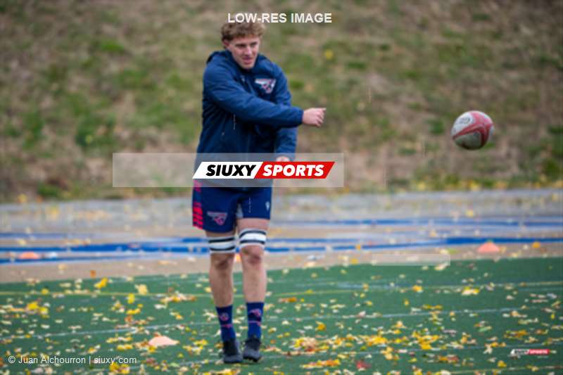 Basile MARMION -  ÉTS (École de technologie supérieure) - Université de Montréal - Rugby - RSEQ 2025 - Rugby M - Finale - ETS vs Université de Montréal - Avant Match et Tribunes (#RSEQ25RMFEM50) Photo by: Juan Alchourron | Siuxy Sports 2025-11-01