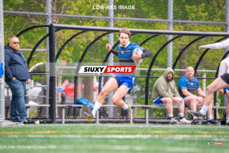 Simon-Jacques LECLERC - Maxime PLANTEVIN -  Parc Olympique Rugby - Sainte-Anne-de-Bellevue RFC - Rugby - RQ 2025 - Super Ligue M Rés - Parc Olympique (42) vs (10) SABRFC (#RQ2025SLMRPORSA15) Photo by: Juan Alchourron | Siuxy Sports 2025-05-24