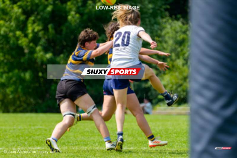 Juliette LACHAPELLE-MARCEAU -  Sainte-Anne-de-Bellevue RFC - Town of Mount Royal RFC - Rugby - RQ 2025 - SL F - SABRFC vs TMR RFC (#RQ25SLFSABTM7) Photo by: Juan Alchourron | Siuxy Sports 2025-07-12