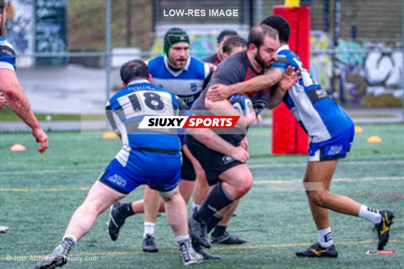Alexis DESGAGNÉ HÉBERT - Mathieu OULHIOU -  Parc Olympique Rugby - Club de Rugby de Québec - Rugby - PARCO TOURNOI A.STEFU 2025 - Game4 - Parco vs CRQ (#2025TAS4POCRQ) Photo by: Juan Alchourron | Siuxy Sports 2025-04-26