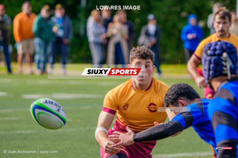 Connor TORDON -  Université de Montréal - Université Concordia - Rugby - RSEQ 2025 - Rugby M - Université de Montréal vs Concordia University - Deuxième mi-temps (#RSEQ25RMMC29) Photo by: Juan Alchourron | Siuxy Sports 2025-09-06