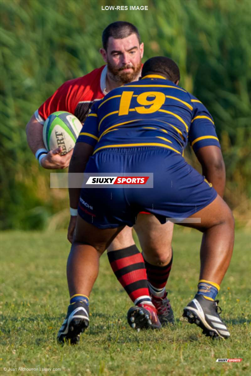 Boubacar DIALLO - Stephen MARTINEZ -  Beaconsfield Rugby Football Club - Town of Mount Royal RFC - Rugby - RQ 2025 - Final SL Masc - Beaconsfield vs TMR (#RQ25FSLMBT01) Photo by: Juan Alchourron | Siuxy Sports 2025-08-16