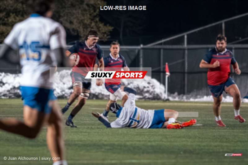Lucas RICARDE -  ÉTS (École de technologie supérieure) - University of Victoria - Rugby - CANUMENS 2025 - École de Technologie Supérieure vs University of Victoria - Game#8 (#CANUMENS2508) Photo by: Juan Alchourron | Siuxy Sports 2025-11-14