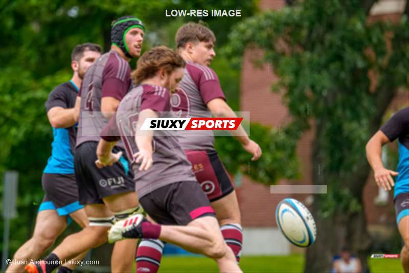Brandon PICARD - Jeremy ROY GAGNON - Henri ROY-SICOTTE -  Montreal Wanderers Rugby Football Club - Abénakis de Sherbrooke - Rugby - RQ 2025 - LP1M - Montreal Wanderers RFC vs Abénakis de Sherbrooke - Reel B (#RQ25LP1MMWA97) Photo by: Juan Alchourron | Siuxy Sports 2025-07-19