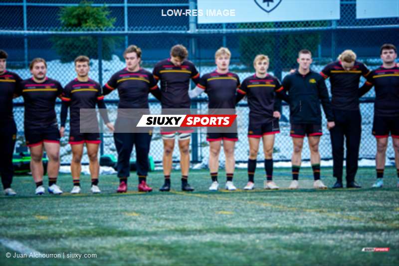 Logan CAKO - Evan DAVIES - Harry WILSON -  University of British Columbia - University of Guelph - Rugby - CANUMENS 2025 - University of British Columbia vs University of Guelph - Game#7 (#CANUMENS2507) Photo by: Juan Alchourron | Siuxy Sports 2025-11-14