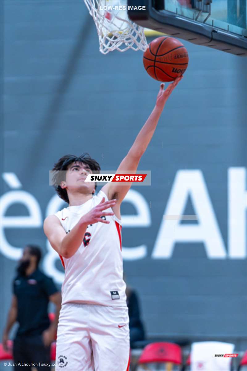 Théo DAOUST -  College Ahuntsic - College Dawson - Basketball - RSEQ 2025 - Basketball M D2 - Ahuntsic (75) vs (87) Dawson (#RSEQ25BMD2AHDA03) Photo by: Juan Alchourron | Siuxy Sports 2025-03-07