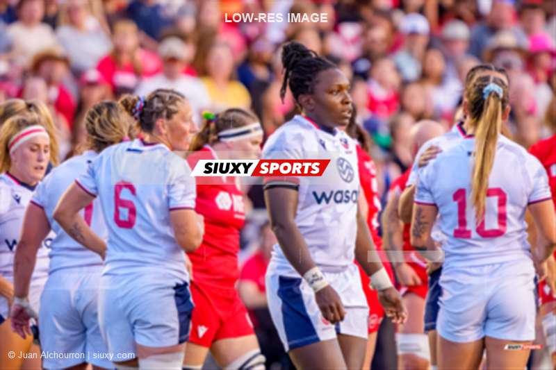 Karen PAQUIN - Georgie PERRIS-REDDING -  Canada Rugby XV F - USA Women’s Eagles - Rugby - Canada vs USA Rugby F - Aug 1 2025 - Game - 1st half (#CANUSA25FRGB1) Photo by: Juan Alchourron | Siuxy Sports 2025-08-01