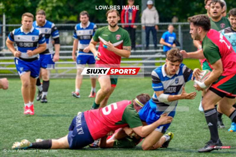 Maxime PLANTEVIN - Loïc SUC -  Rugby Club de Montréal - Parc Olympique Rugby - Rugby - RQ 2025 - SL Rés M - RCM (29) vs (22) Parc Olympique (#RQ25SLRMRCMP6) Photo by: Juan Alchourron | Siuxy Sports 2025-06-28