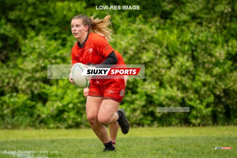  Town of Mount Royal RFC - Club de Rugby de Québec - Rugby - RQ 2025 - Super Ligue F - TMR (10) vs (41) Club de Rugby de Québec (#RA25SLFTMRCRQ5) Photo by: Juan Alchourron | Siuxy Sports 2025-05-24