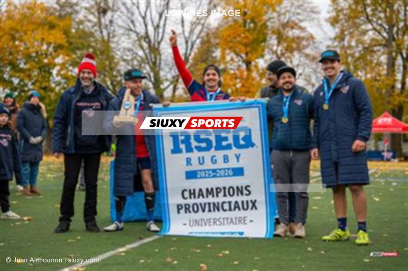 RSEQ 2025 - Rugby M - Finale - ETS vs Université de Montréal - Remise de médailles